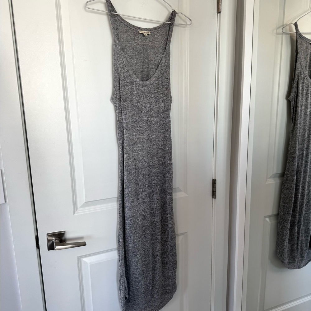 Wilfred Gray Sheath Maxi Dress